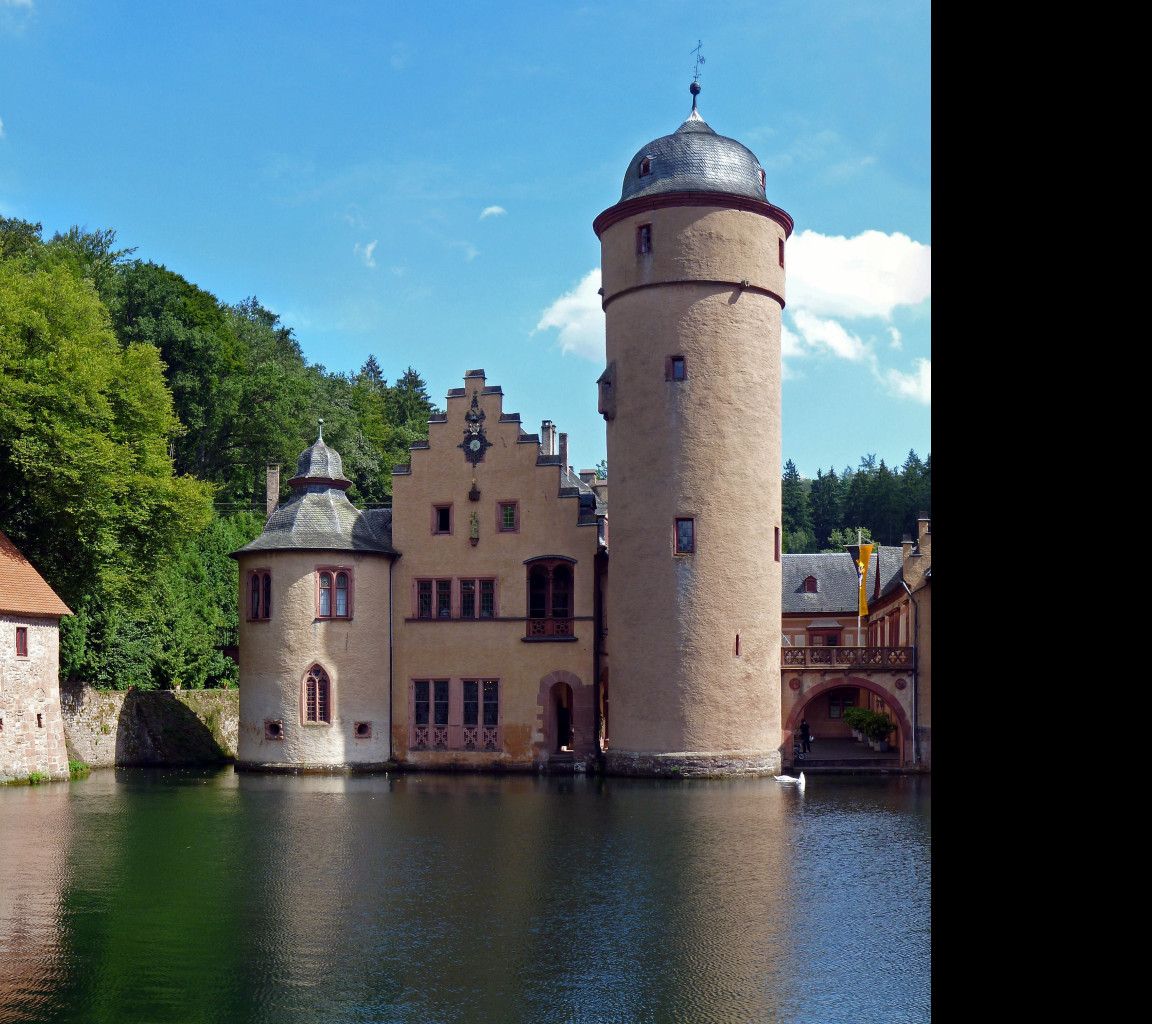 Tapeta zamek_mespelbrunn__nemecko