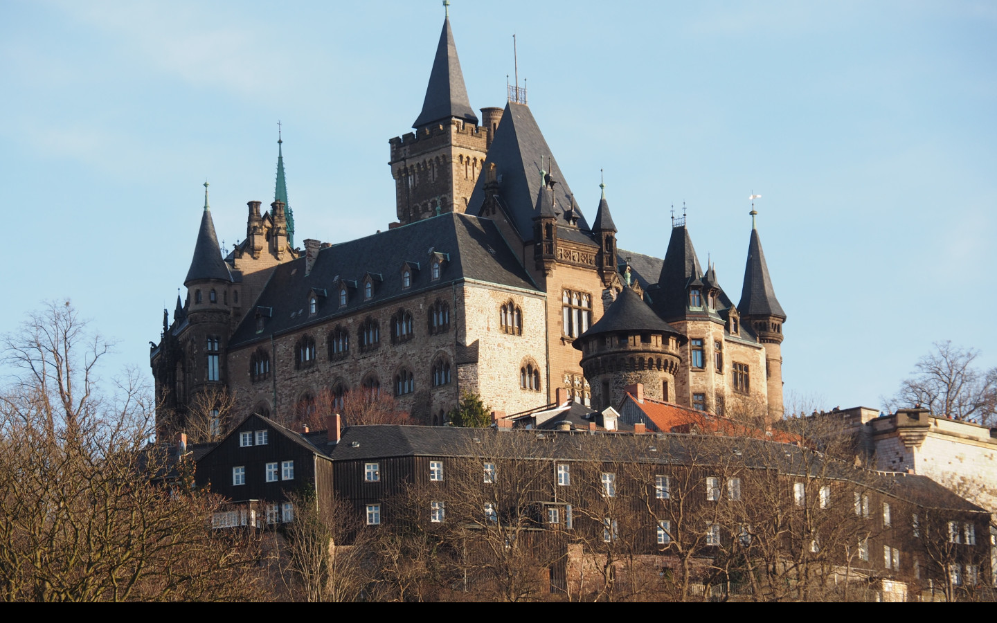 Tapeta zamek_wernigerode