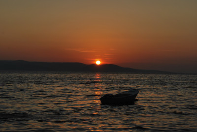 Tapeta: zpad slunce v Chorvatsku