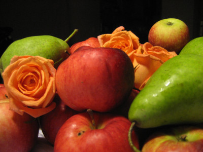 Tapeta: Zti s ovocem
